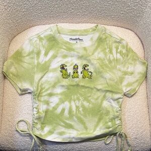 Nickelodeon (Rugrats) Lime Tie-Dye Cropped Tee